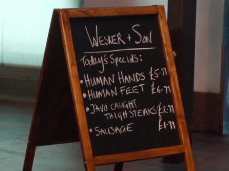 This London butcher is selling fake human meat, and it is INCREDIBLY TRAUMATIC