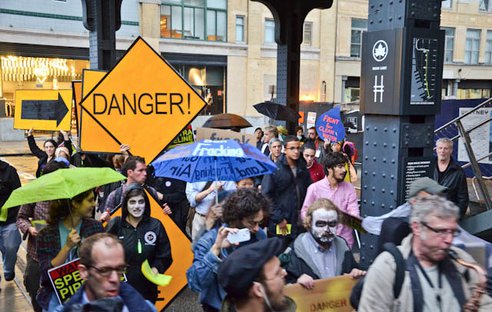 Occupy the Pipeline Shuts Down Spectra Construction in NYC