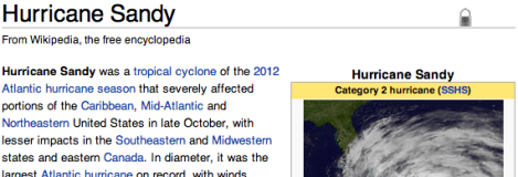 Meet the man who’s kept climate change off the Hurricane Sandy Wikipedia page